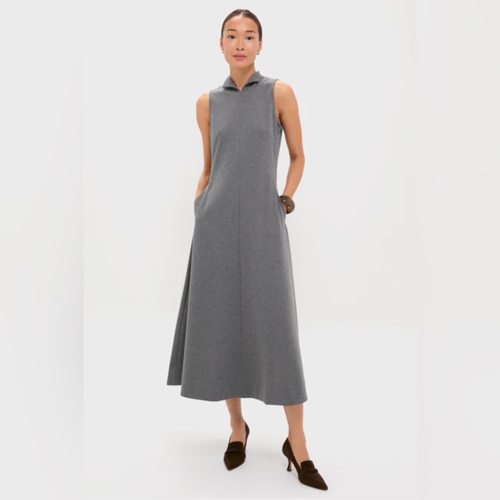 NWT Tuckernuck Charcoal Heather Resnick Maxi Dress